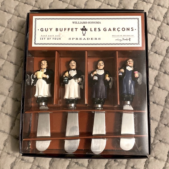 NWOT WILLIAMS SONOMA GUY BUFFET cheese serving spreaders never used - Picture 1 of 1